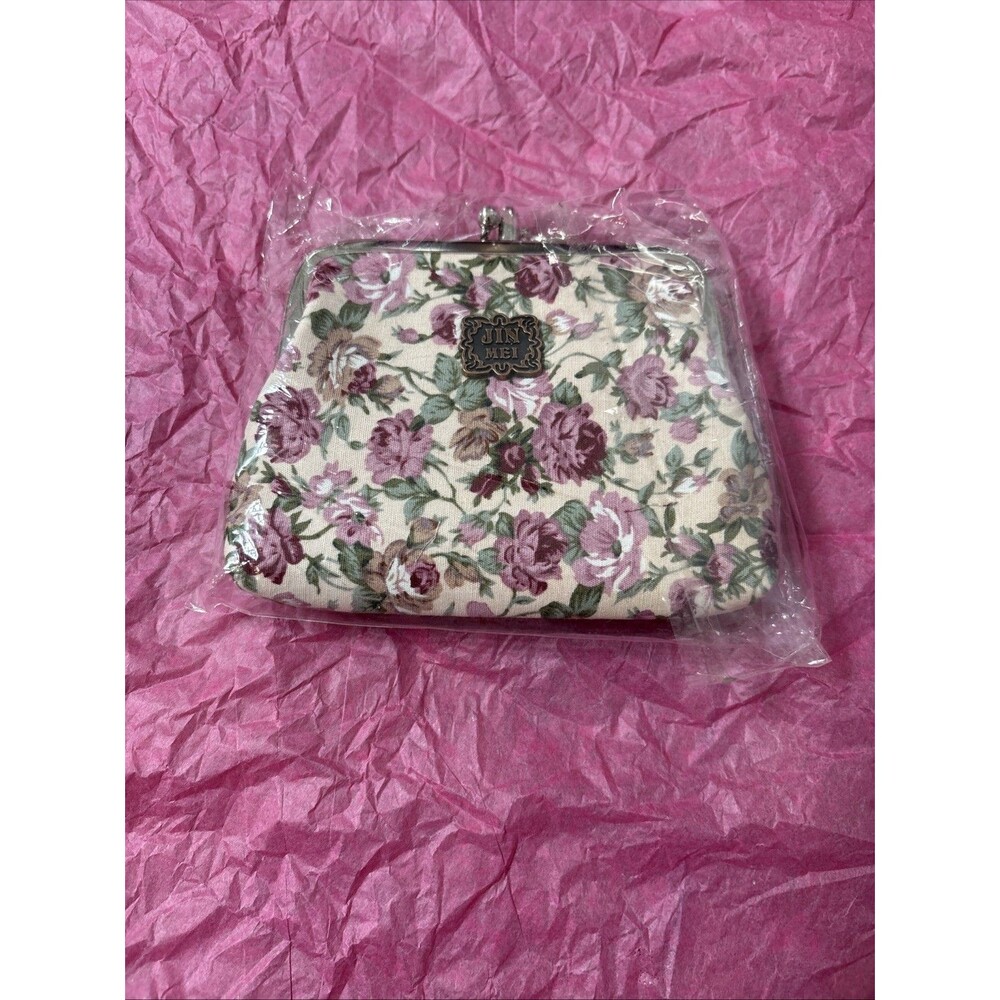 JIN MEI New floral Coin Purse. 4.5”x 4”